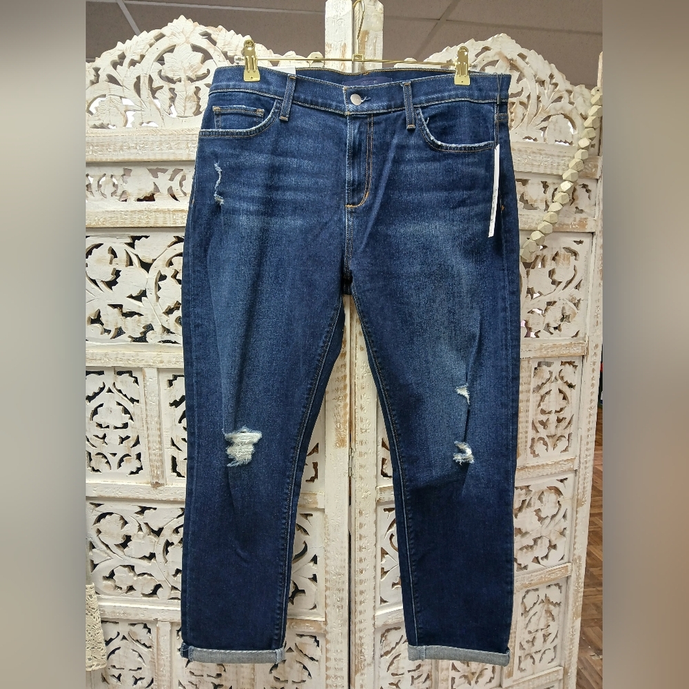 Joe's Jeans Dark Blue Straight Leg Women's Jeans